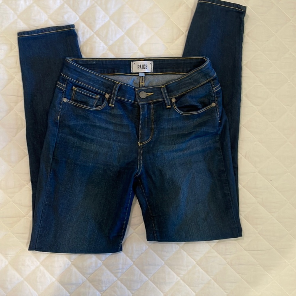 Paige Skyline Ankle Peg Jeans